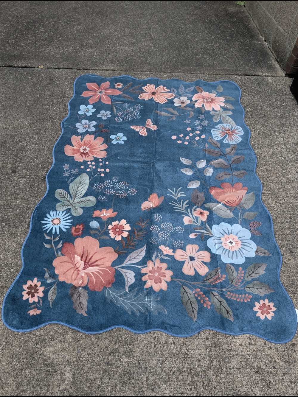 Floral Area Rug - Picture 2 of 5